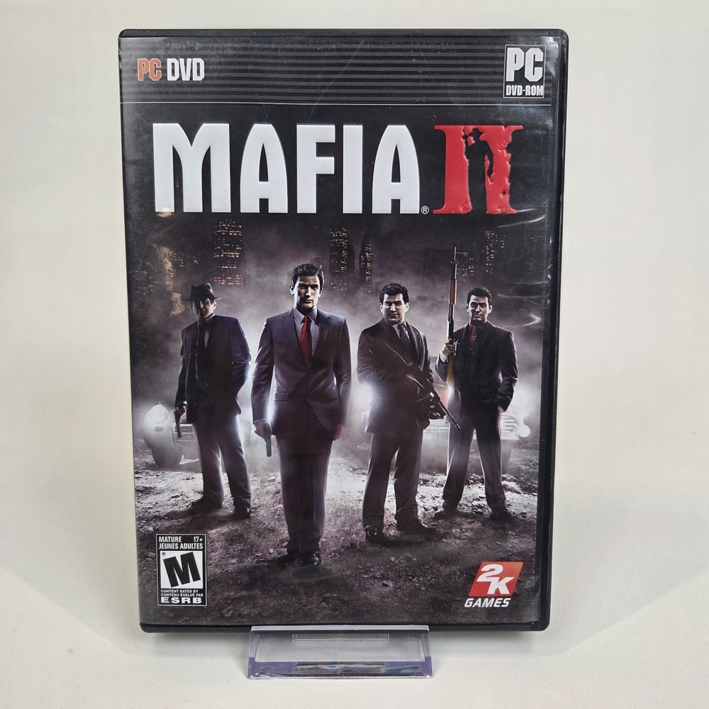 Mafia 2 II PC 2010 Game w/ Map + Manuals CIB Clean 2K